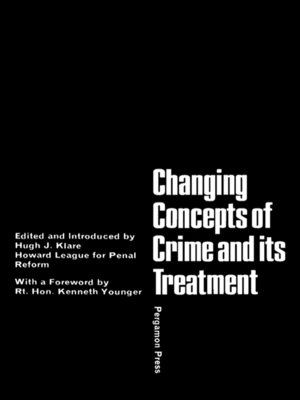 cover image of Changing Concepts of Crime and Its Treatment